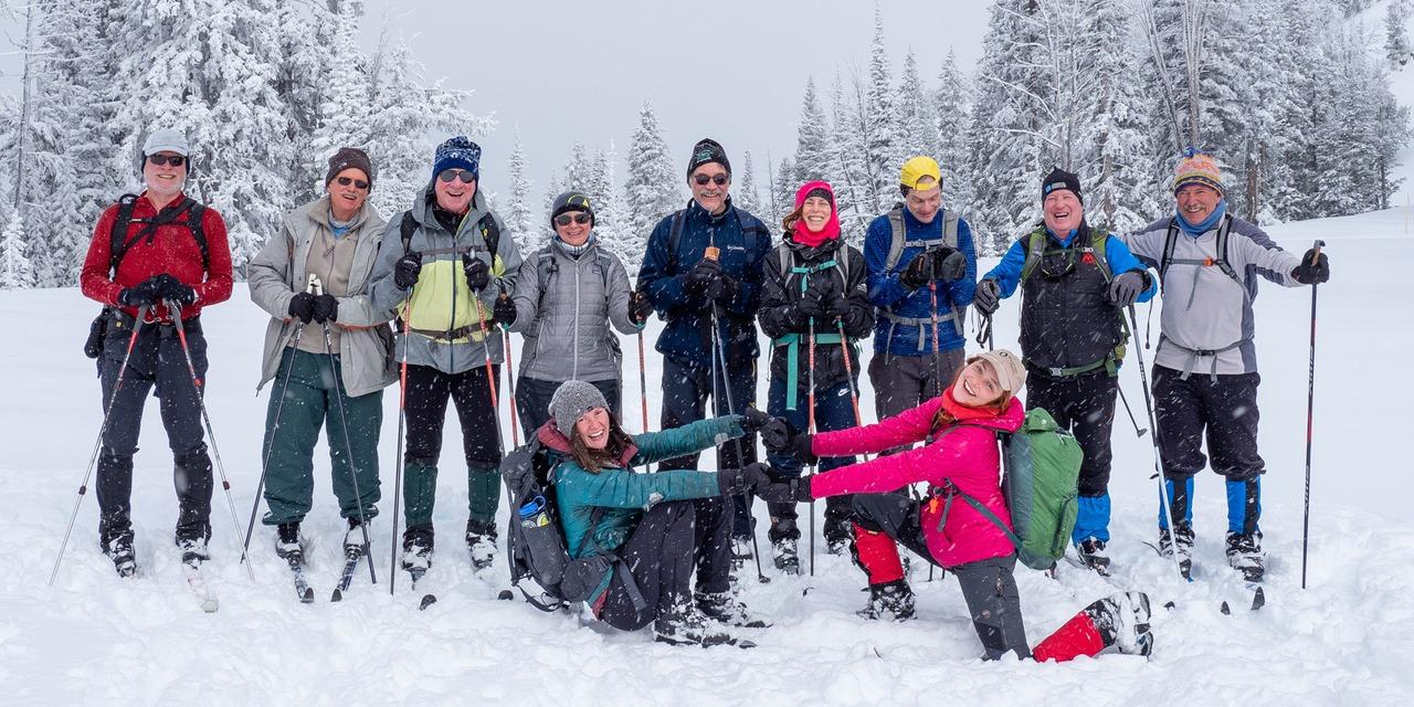 skiing in Yellowstone National Park