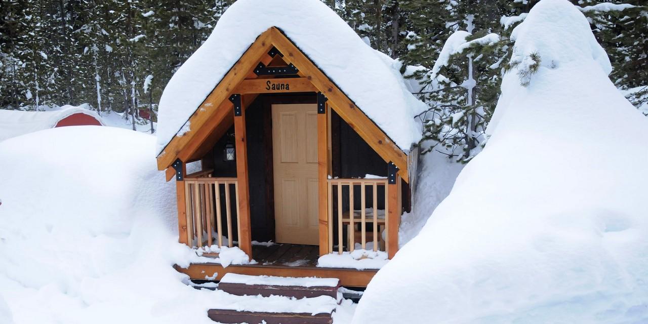 Sauna at the Skier's Camp in Yellowstone